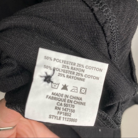 NWOT Frank and Oak Black Henley - Picture 11 of 11